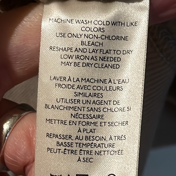 ANTHROPOLOGIE MAEVE BLACK BOW-BACK MUSCLE TEE NUDE LARGE - Picture 8 of 10